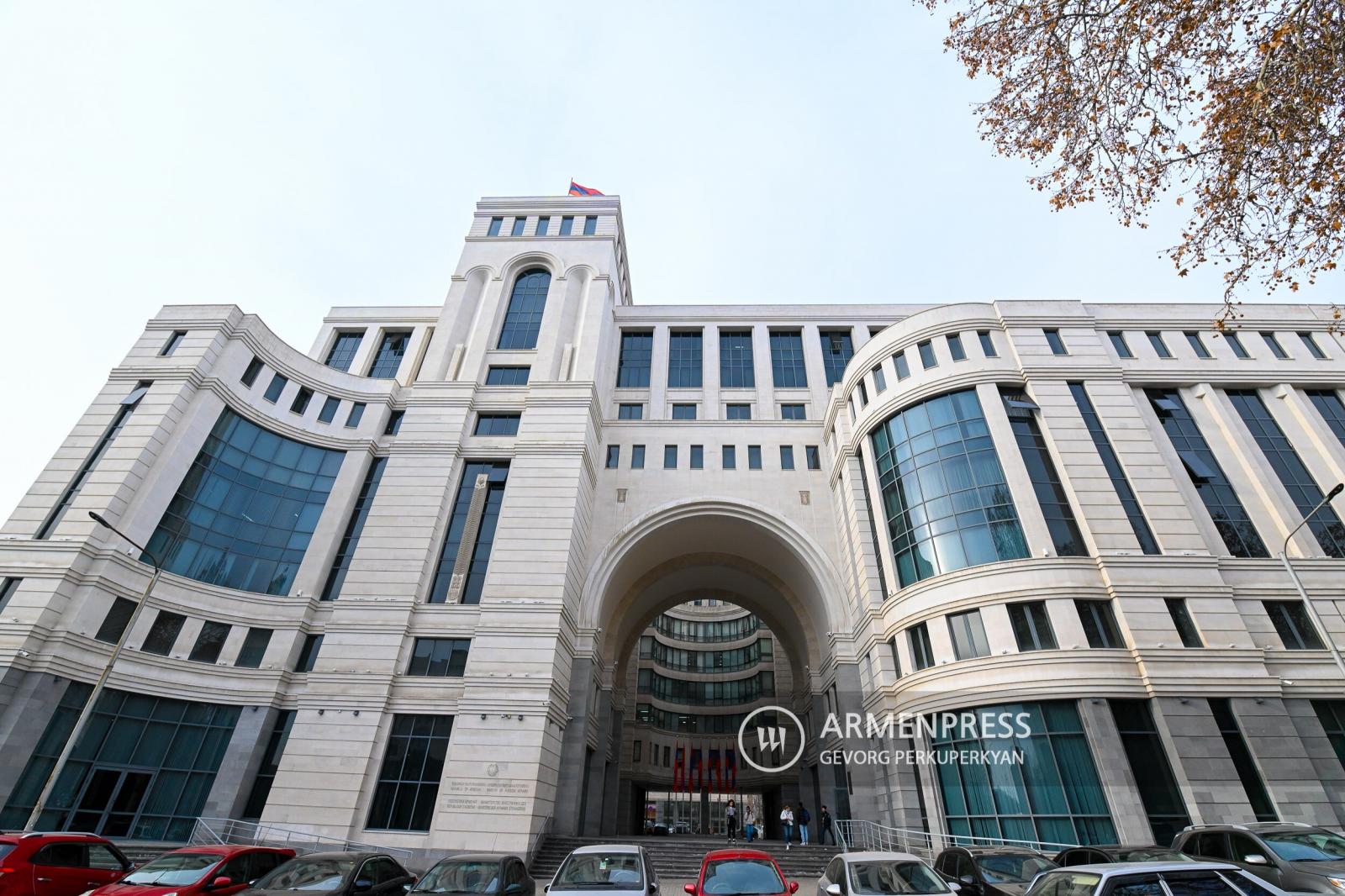 Ermenistan Dışişleri Bakanlığı’ndan Ramazan Bayramı tebriği