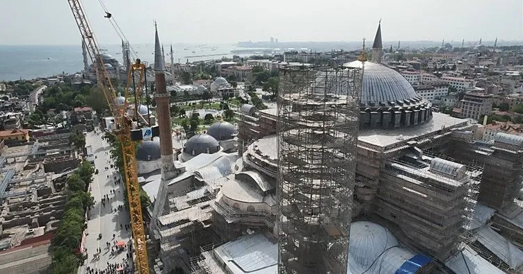 Ayasofya’da kapsamlı restorasyon