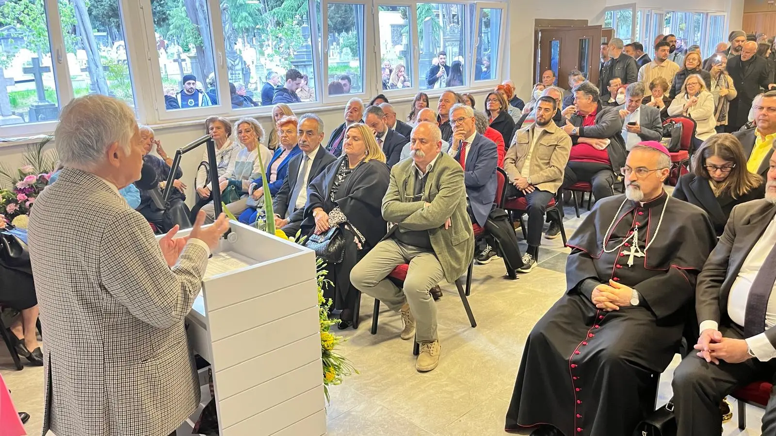 Feriköy Latin Katolik mezarlığında kitaqp tanıtımı yapıldı