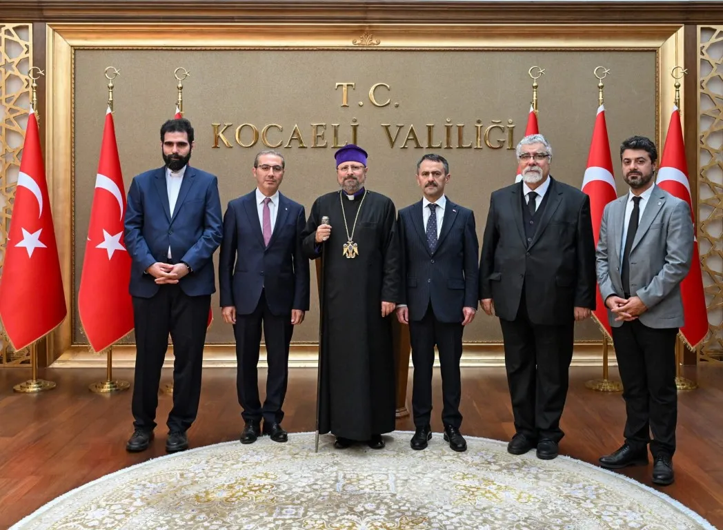 Türkiye Ermenileri Patriği II. Sahak Maşalyan, Vali İlhami Aktaş’ı Ziyaret Etti