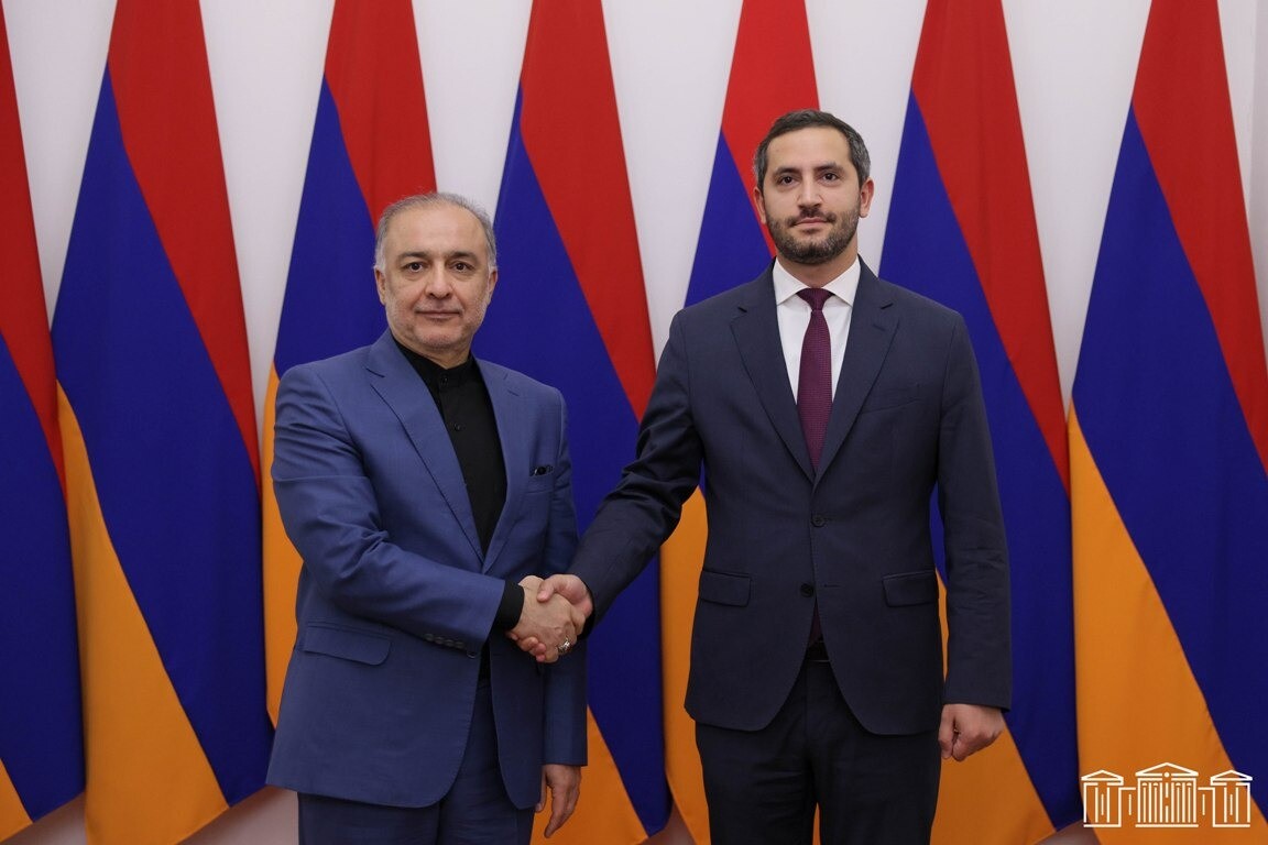 Ruben Rubinyan İran’ın Ermenistan Büyükelçisini kabul etti