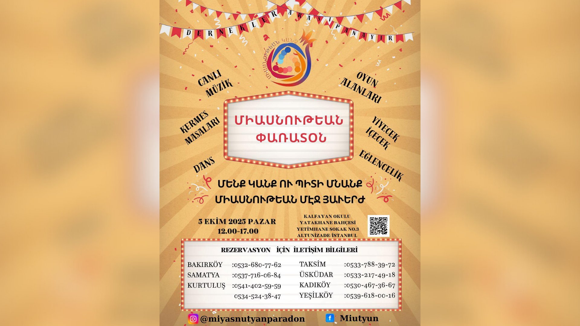 Derneklerden birlik festivali