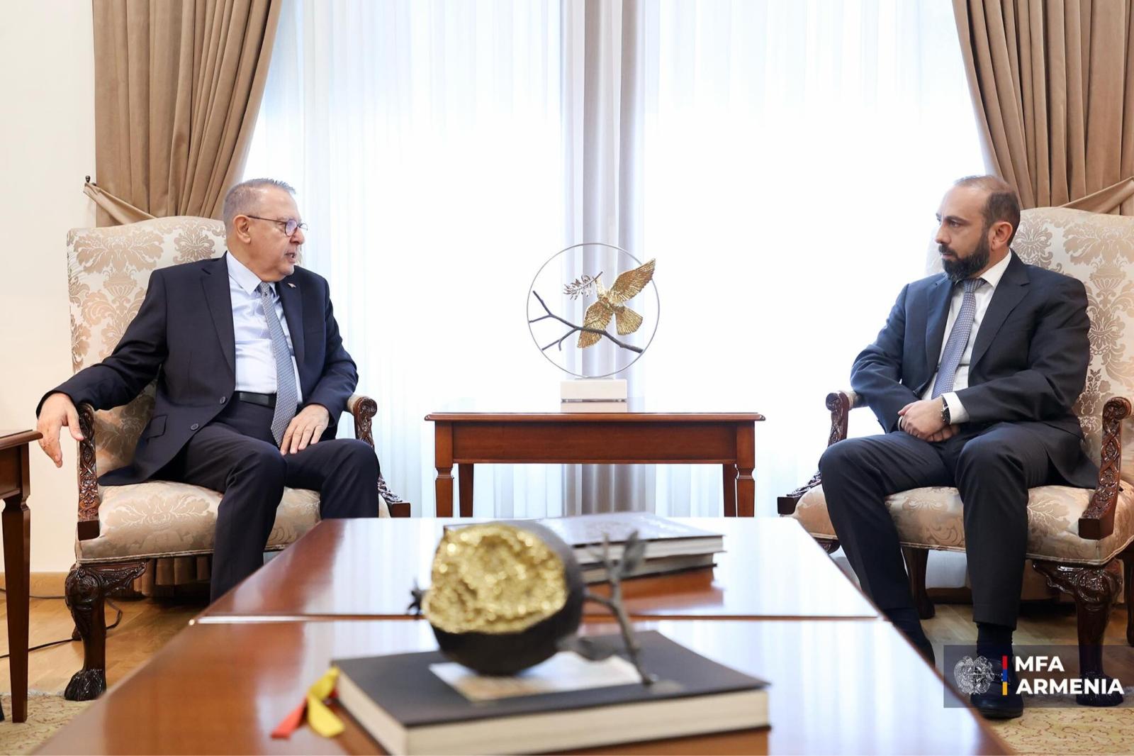 Mirzoyan Ermenistan-Türkiye normalleşme sürecinde Türkiye’nin Özel Temsilcisi Serdar Kılıç’ı kabul etti