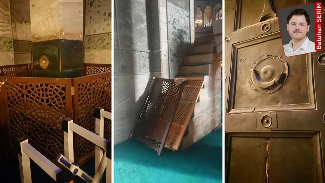 Yaklaşık 1500 sene önce inşa edildi, günümüze kadar sapasağlam ayakta kaldı: AKP yeniden cami olarak ibadete açtıktan sonra Ayasofya 5 senede işte böyle tahrip edildi…