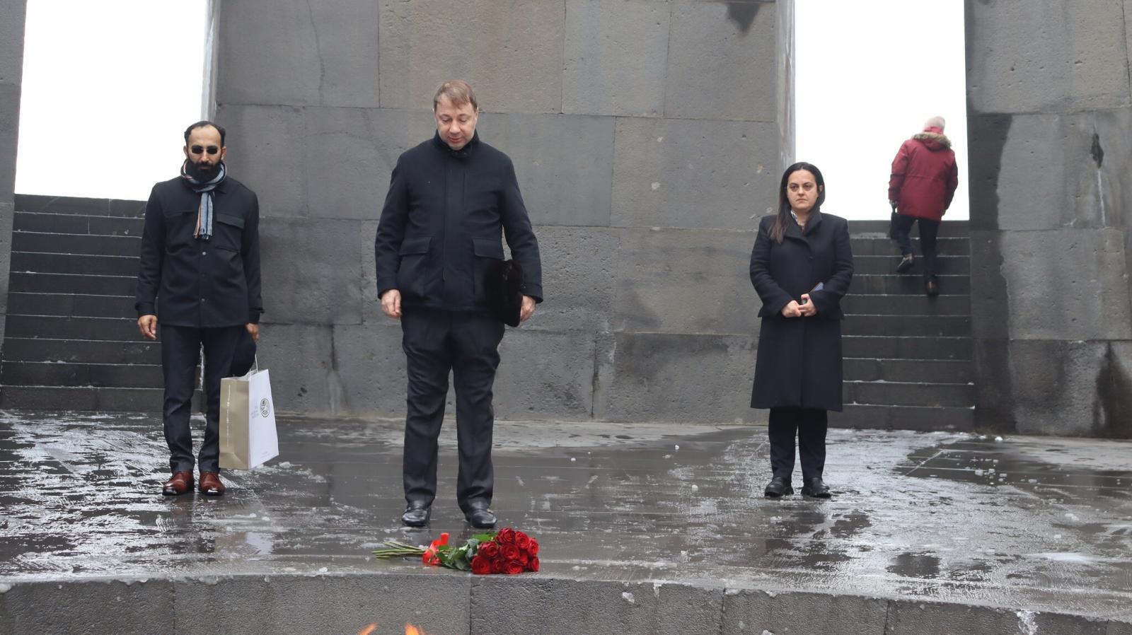 Umman Ulusal Müzesi Genel Sekreteri Ermeni Soykırımı Anıtı ve Müzesi’ni ziyaret etti