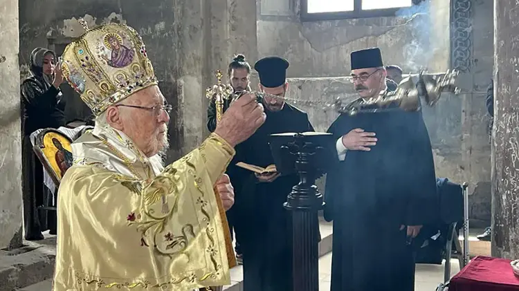 Fener Rum Patriği Bartholomeos, Nevşehir’de ayin yönetti