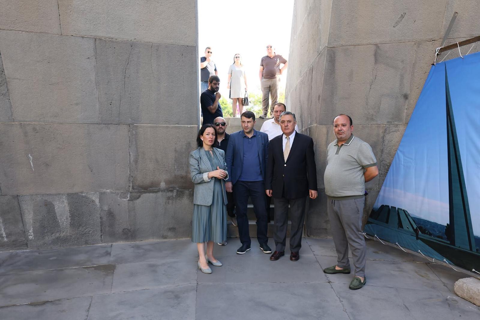 Ermeni Soykırımı Anıt Kompleksi’nde ikinci etap yenileme çalışmaları başladı