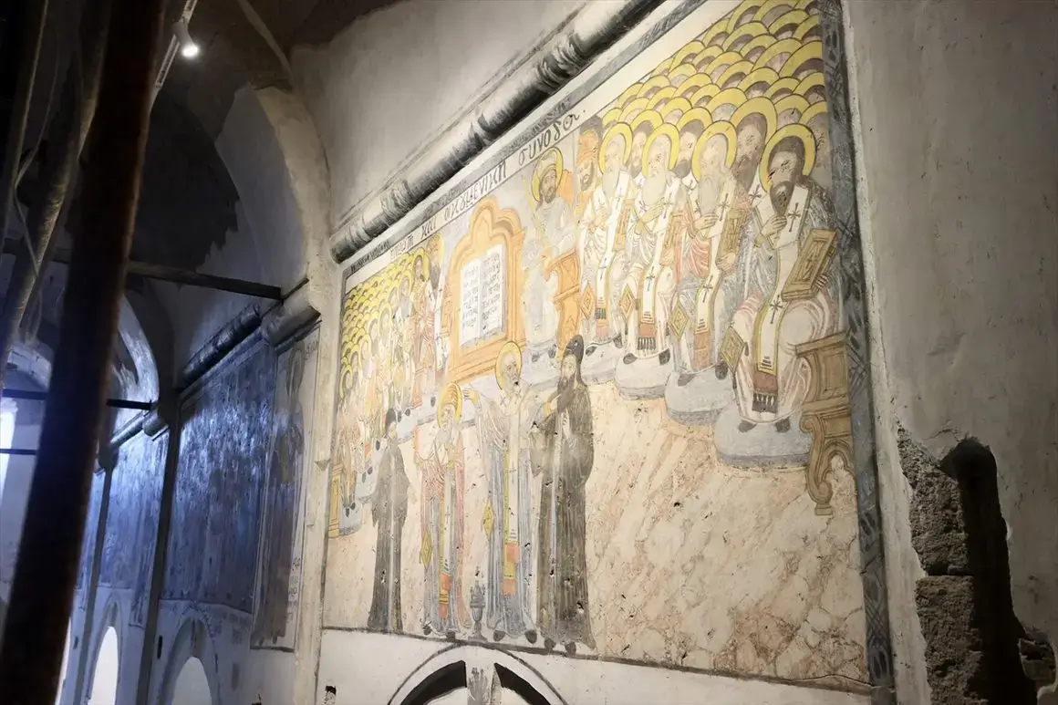 Kayseri’de (Kesaria-‘Akunq’ web sitesi) duvar resimleriyle öne çıkan kilise, Kapadokya turizm rotasına eklenecek