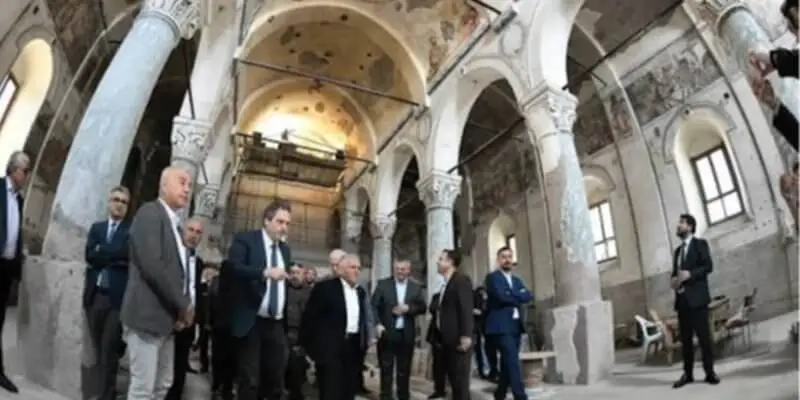 190 Yıllık Aziz Eustathios Kilisesi Kapadokya Turizm Rotasına Dahil Edilecek