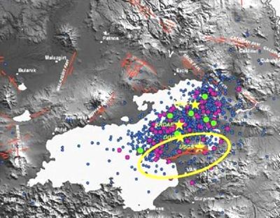 Van Gölü’nün Şekli Değişti