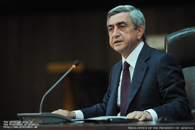 Անգարան պէտք է հասկնայ, որ արձանագրութիւնները անժամկէտ հնարաւորութիւն չեն. Սերժ Սարգսեան