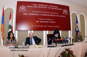 «Թուրքիա պէտք է վերադարձնէ հայոց եկեղեցական կալուածները իրենց իրաւական սեփականատիրոջ` Կիլիկիոյ Կաթողիկոսութեան» ըսաւ Արամ Ա Կաթողիկոս