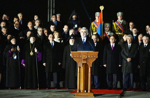 Ծիծեռնակաբերդի հուշահամալիրում հրապարակվել է Հայոց ցեղասպանության 100-րդ տարելիցի համահայկական հռչակագիրը