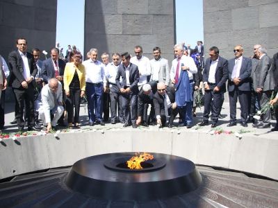 Համահայկական խաղերի համար Թուրքիայից եկած հյուրերն այցելել են Ծիծեռնակաբերդ