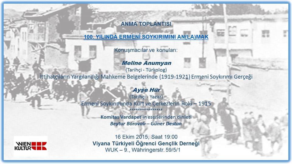 Հայոց ցեղասպանության 100-ամյա տարելիցին նվիրված միջոցառում` Վիեննայում