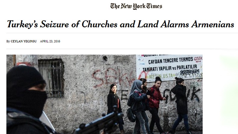 New York Times. Թուրքական կառավարությունը ցանկանում է քանդել Դիարբեքիրի հայկական եկեղեցին