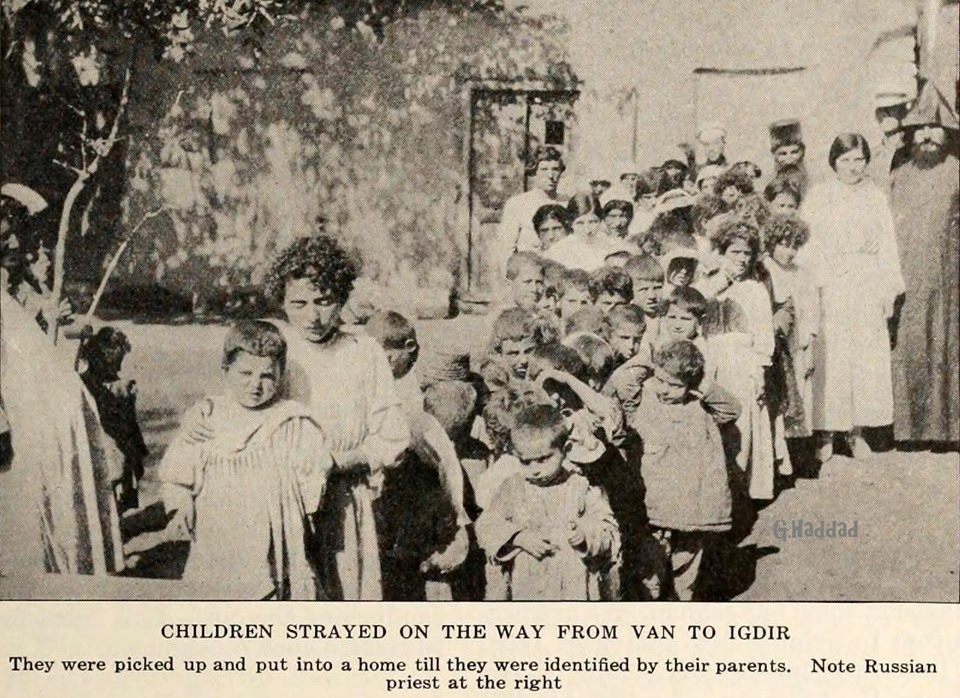 1915 թ. Վանից Իգդիր տեղահանված հայ երեխաների բացառիկ լուսանկարը