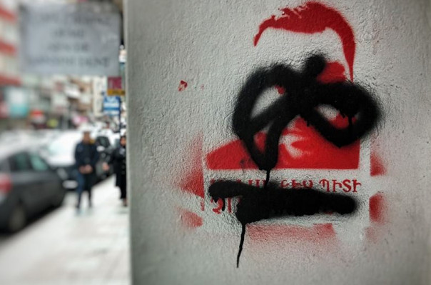 Թուրք ազգայնականները պղծել են 2011թ. ապրիլի 24-ին սպանված Սևակ Բալըքչըի պատկերով գրաֆիտին