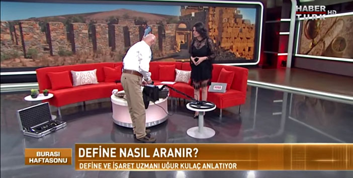 Թուրքական HabertürkTV–ով մասնագետը ցույց է տվել, թե ինչպես փնտրել «հայերի գանձերը»