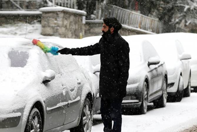 Թուրքիայում զբոսաշրջային սեզոնի գագաթնակետին ձյուն է տեղացել