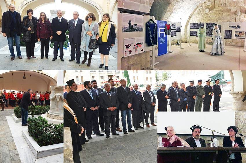 Ցեղասպանութիւններու կանխարգիլման միջազգային օրուան առիթով նկարներու ցուցադրութիւն եւ քաղաքական ձեռնարկ` Ռոտոս կղզիին մէջ
