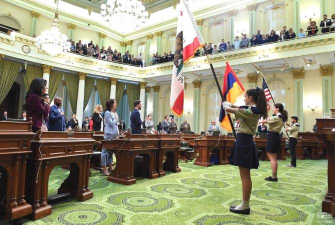 Քալիֆորնիոյ նահանգային խորհրդարանին մէջ՝ Հայոց Ցեղասպանութեան 104-րդ տարելիցին նուիրուած ոգեկոչման ձեռնարկ