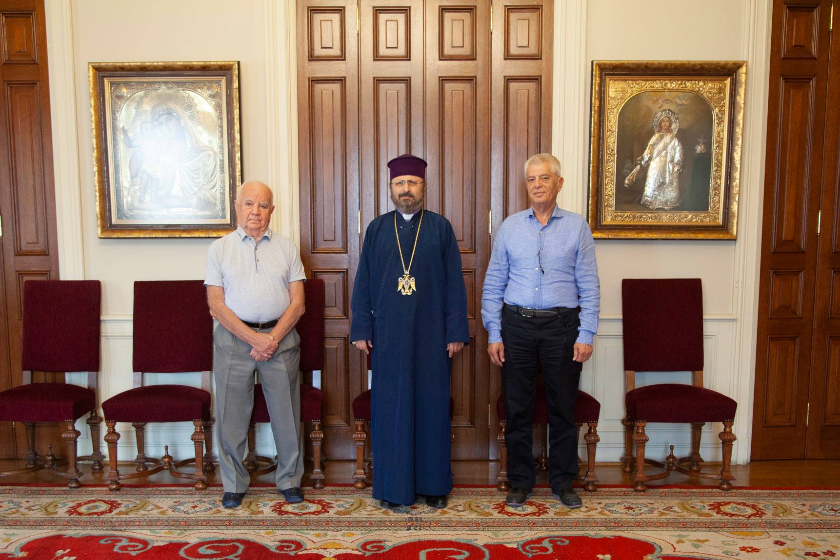 Տիգրանակերտի Ս․ Կիրակոս եկեղեցւոյ վարիչներուն այցը