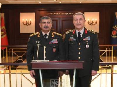 Թուրքիայի եւ Ադրբեջանի պաշտպանության նախարարները քննարկել են ռազմական համագործակցության հեռանկարները