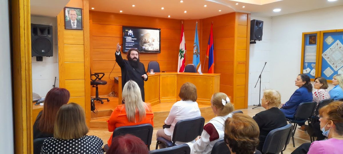 «Սիսի կաթողիկոսութեան պատմականը, եւ թէ ինչպէ՛ս փոխադրուած է Լիբանան, Անթիլիաս» նիւթով դասախօսութիւն
