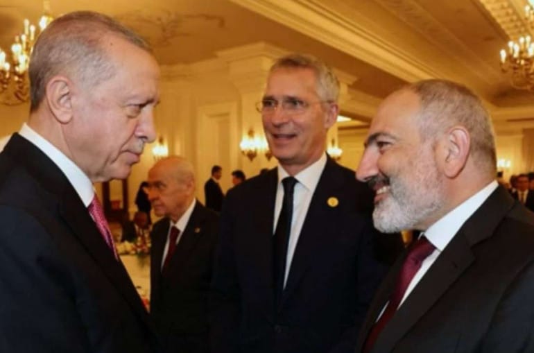 Փաշինյանը Թուրքիայում կարճ զրույց է ունեցել նաև Էրդողանի հետ