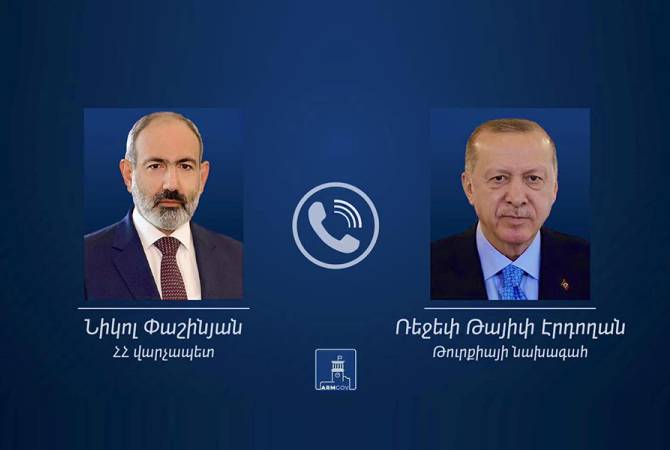 Փաշինյանը և Էրդողանը հեռախոսով քննարկել են Հայաստան-Թուրքիա հարաբերությունները, տարածաշրջանային հարցեր