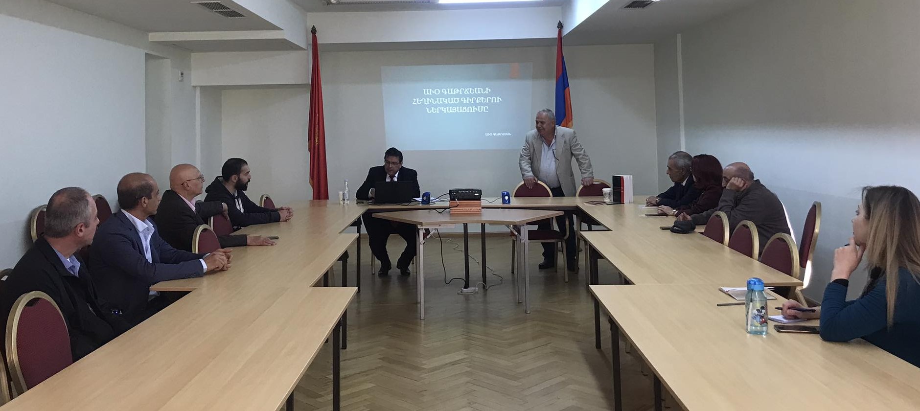 Սիրիահայ մտավորական Ավո Գաթրջյանի գրքերը ներկայացվեցին Արեւմտահայոց հարցերի ուսումնասիրության կենտրոնում