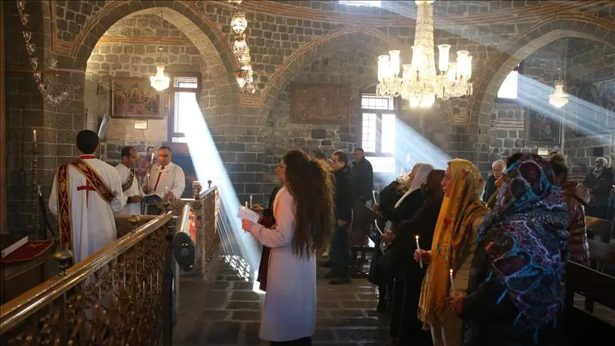 Դիարբեքիրի պատմական ասորական եկեղեցում Սուրբծննդյան պատարագ է մատուցվել