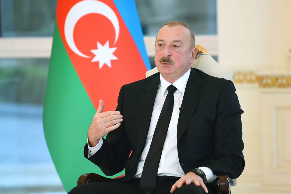 2,5 Ժամ տեւած հարցազրոյցի ընթացքին Ալիեւ գոյաբանական սպառնալիքներ հնչեցուցած է Հայաստանի հասցէին