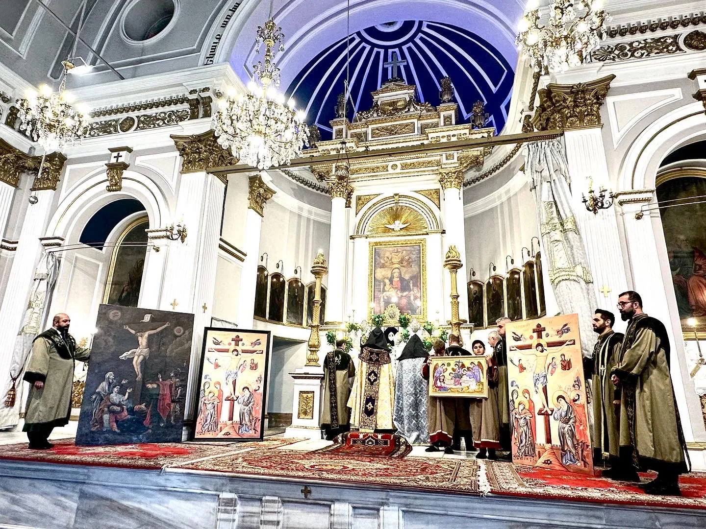 Կիրակնօրեայ Ս․ Պատարագ եւ սրբանկարներու օծում Սամաթիոյ մէջ