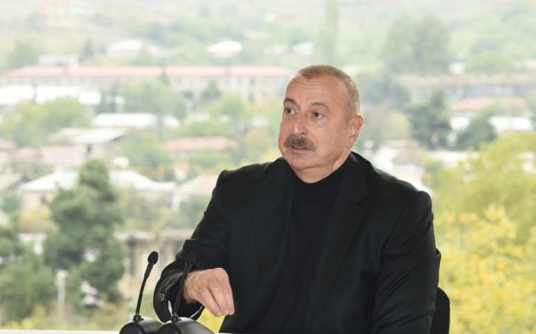 Քանի որ Հայաստանն արգելափակում է մեր մուտքը դեպի Նախիջևան, Իրանի հետ պայմանավորվել ենք, որ կկառուցենք շրջանցիկ ճանապարհ. Ալիև