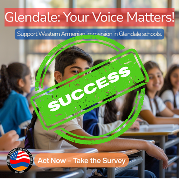 Կլենտէյլի Միացեալ կրթաշրջանի վարչութիւնը արեւմտահայերէն դասաւանդելու ծրագիրն ընդունեց