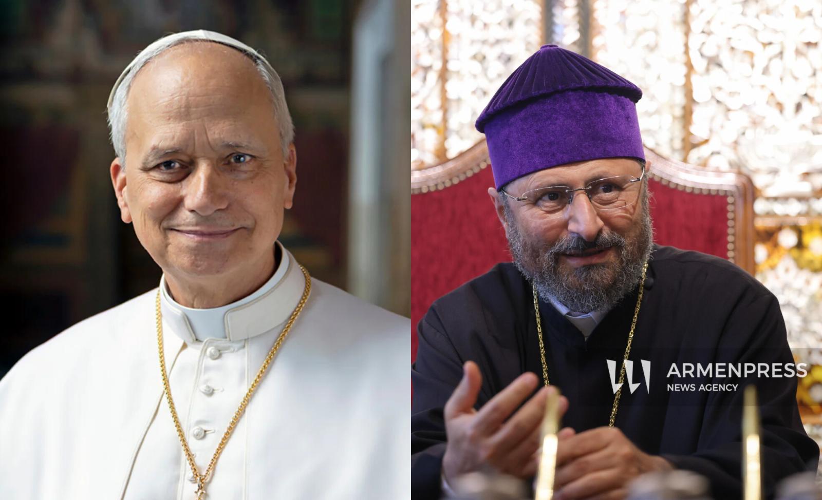 Հռոմի պապը շնորհակալական նամակ է հղել Պոլսո Հայոց պատրիարքին