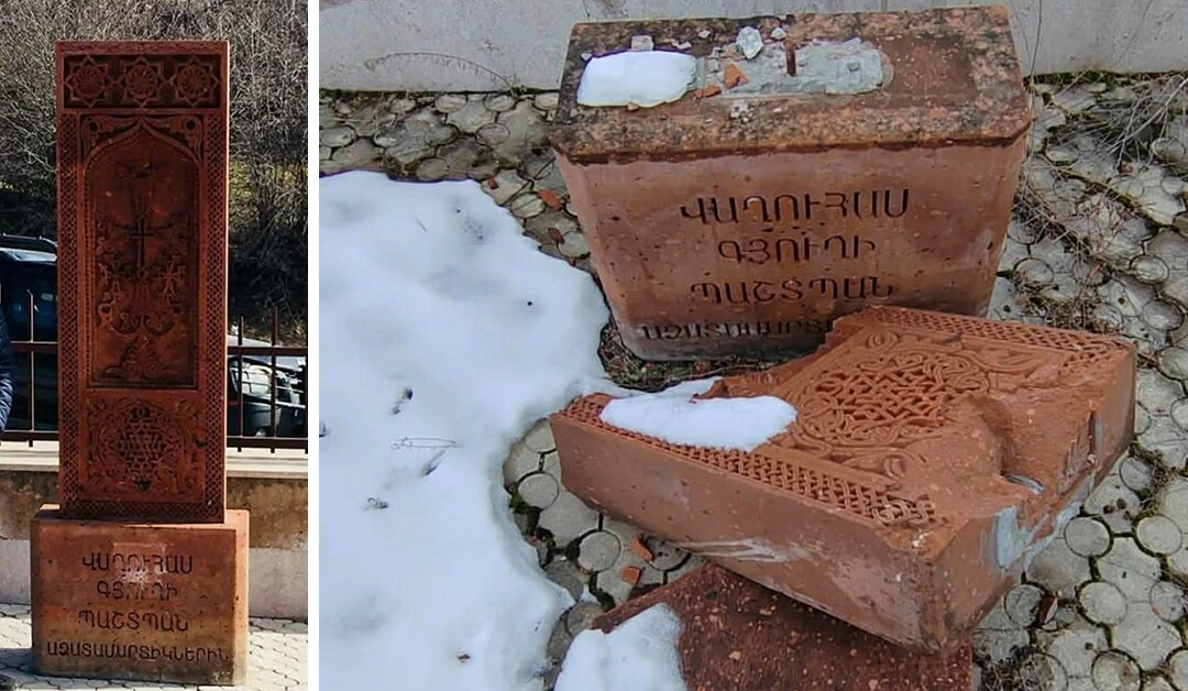 ԼՂ-ում (Արցախի Հանրապետություն-Ակունքի խմբ․) գտնվող Սուրբ Մարիամ Աստվածածին եկեղեցին վանդալիզմի է ենթարկվել