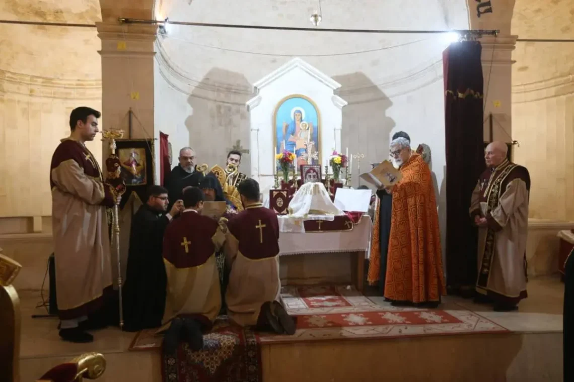 Թուրքիայի հայկական եկեղեցում տեղի է ունեցել «40 նահատակների հիշատակի» արարողություն